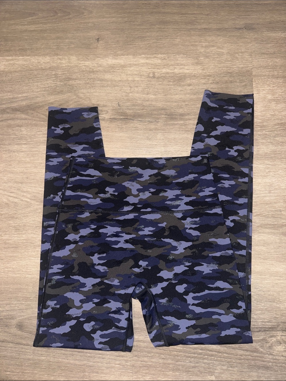 aerie Blue & Black Camo High-Rise Leggings